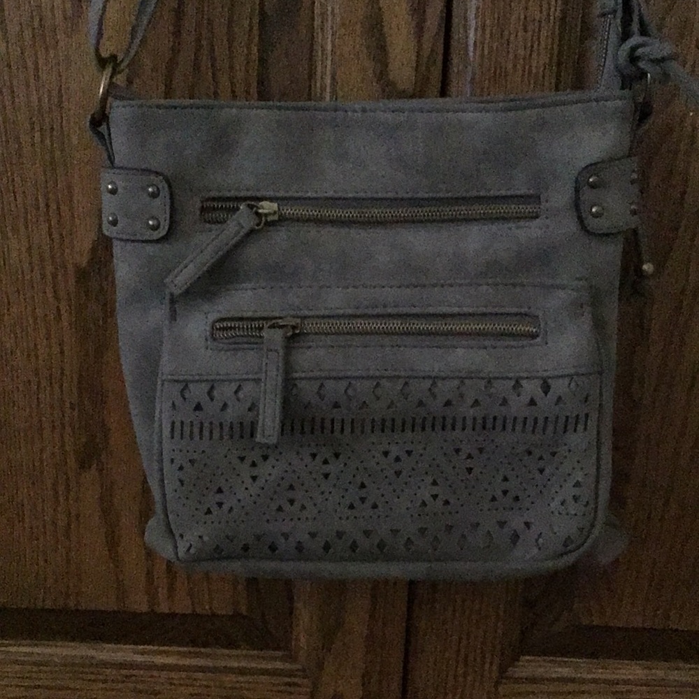 Dark olive green girls Claire’s purse.